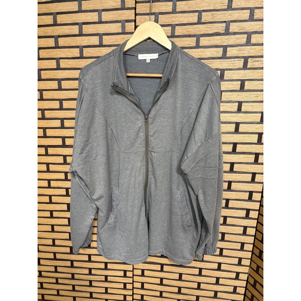 Gilded Intent Brown Zip Up Jackets Size Medium